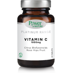 Vitamina C 1000mg cu Bioflavonoide din Citrice si Fructe de Maces Platinum 30tb POWER OF NATURE