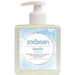 Sapun Lichid pentru Ingrijire Naturala Sensitiv Ecologic/Bio 300ml SODASAN