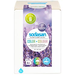 Detergent Lichid pentru Rufe Colorate cu Lavanda Bag-in-Box 5L SODASAN