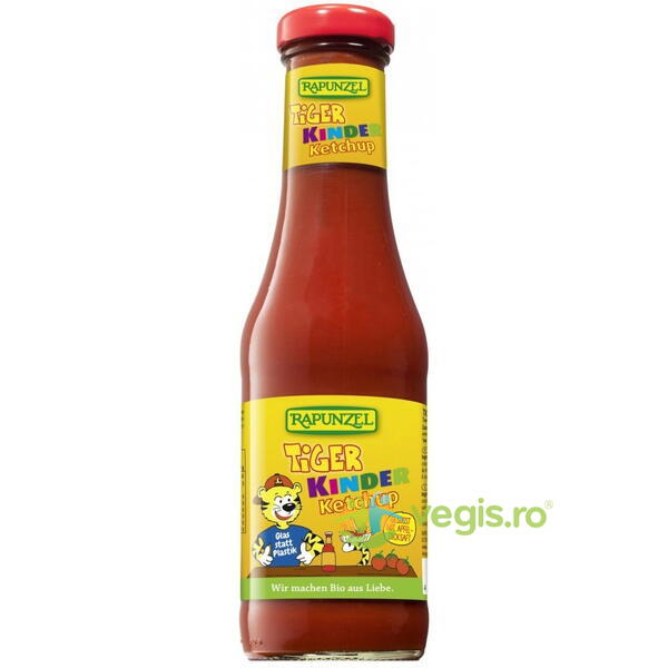 Ketchup de Tomate Indulcit cu Nectar de Mere pentru Copii Ecologic/Bio 450ml, RAPUNZEL, Alimente BIO/ECO, 1, Vegis.ro