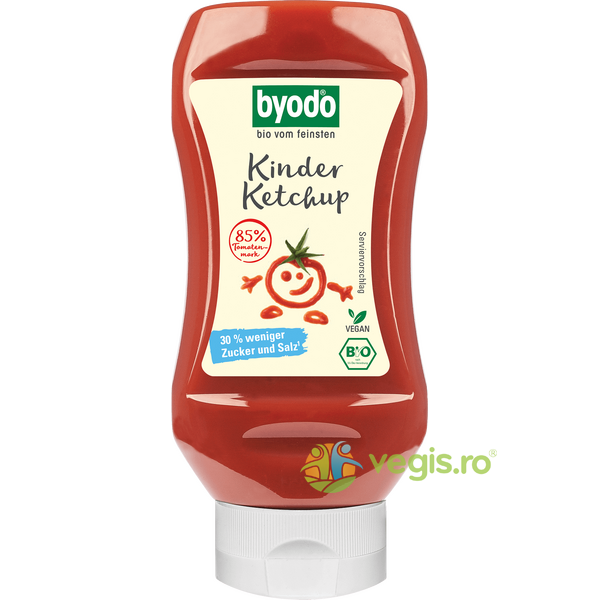 Ketchup pentru Copii cu 80% Tomate fara Gluten Ecologic/Bio 300ml, BYODO, Alimente BIO/ECO, 1, Vegis.ro