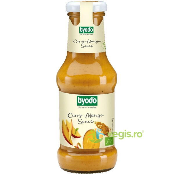 Sos Curry cu Mango fara Gluten Ecologic/Bio 250ml, BYODO, Alimente BIO/ECO, 1, Vegis.ro