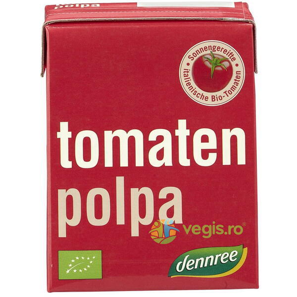 Pulpa de Tomate Ecologica/Bio 390g, DENNREE, Alimente BIO/ECO, 1, Vegis.ro