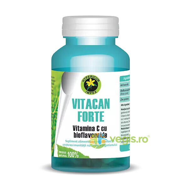 Vitacan Forte 60cps, HYPERICUM, Remedii Capsule, Comprimate, 1, Vegis.ro