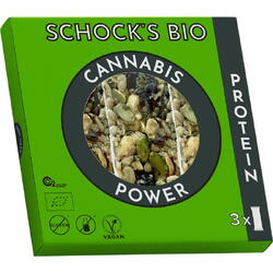 Batoane Crocante cu Canabis Power Ecologice/Bio 3x25g SCHOCK BIO