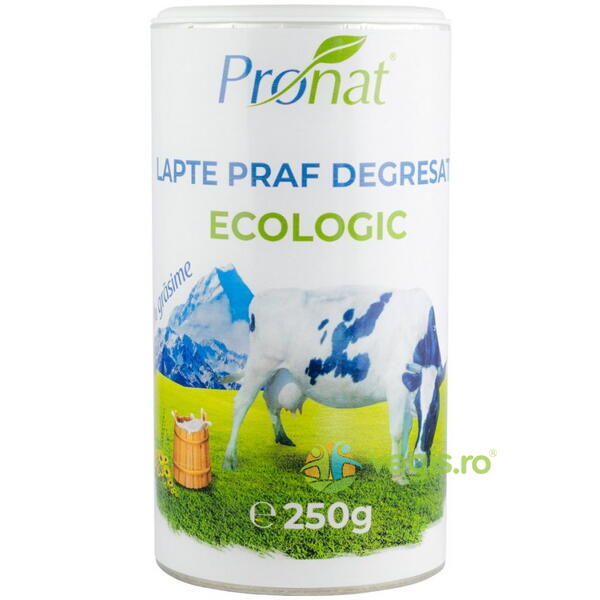 Lapte Praf Degresat 1% Grasime Ecologic/Bio 250g, PRONAT, Alimente BIO/ECO, 1, Vegis.ro