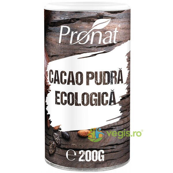 Cacao Pudra Ecologica/Bio 200g, PRONAT, Cacao, 2, Vegis.ro