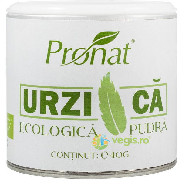 Urzica Pudra Ecologica/Bio 40g, PRONAT, Pulberi & Pudre, 1, Vegis.ro