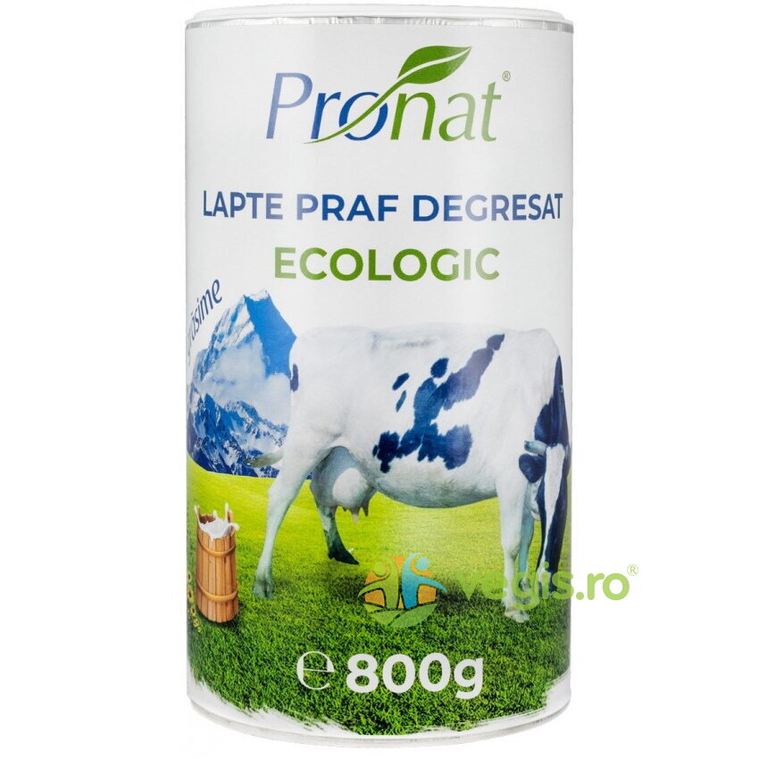 Lapte Praf Degresat 1% Grasime Ecologic/Bio 800g