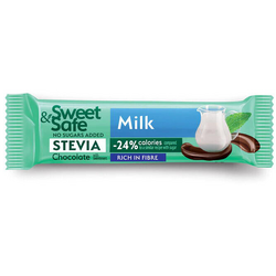 Ciocolata cu Lapte si Indulcitor Stevie Sweet&Safe 25g SLY NUTRITIA