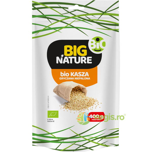 Boabe de Hrisca Cruda Ecologice/Bio 400g, BIG NATURE, Cereale boabe, 1, Vegis.ro
