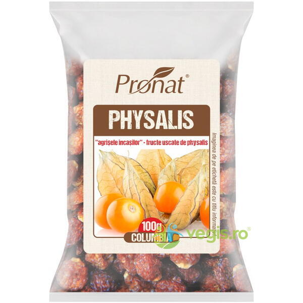 Fructe Uscate de Physalis 100g, PRONAT, Fructe uscate, 1, Vegis.ro