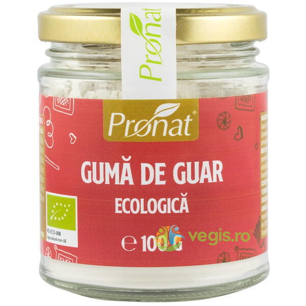 Guma de Guar Ecologica/Bio 100g, PRONAT, Alimente BIO/ECO, 1, Vegis.ro