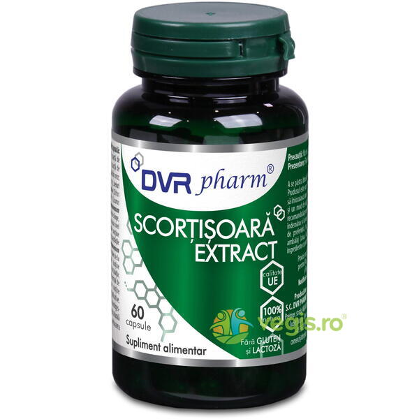 Scortisoara Extract 60cps, DVR PHARM, Remedii Capsule, Comprimate, 1, Vegis.ro