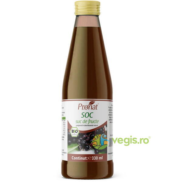 Suc de Soc 100% Ecologic/Bio 330ml, PRONAT, Sucuri, Siropuri, Bauturi, 1, Vegis.ro