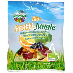 Jeleuri Animalute din Fructe fara Gluten Ecologice/Bio 80g OKOVITAL