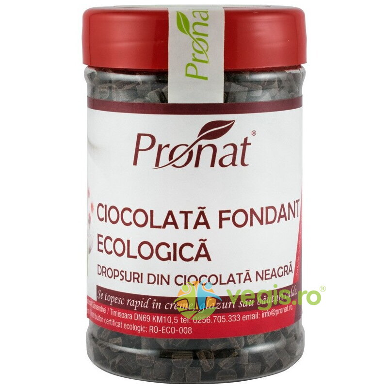 Ciocolata Fondant Ecologica/Bio 180g Pronat
