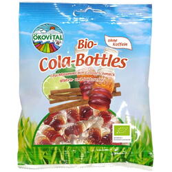 Jeleuri Sticlute de Cola fara Cofeina Ecologice/Bio 80g OKOVITAL