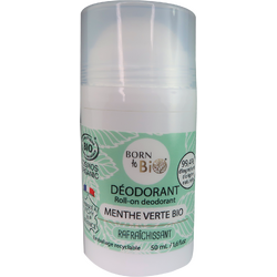 Deodorant Roll-On cu Menta Verde Bio 50ml BORN TO BIO