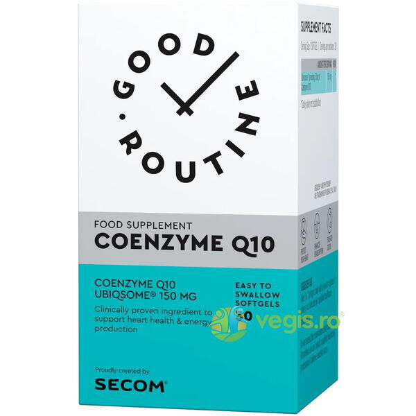 Coenzyme Q10 30cps moi Secom,, GOOD ROUTINE, Capsule, Comprimate, 1, Vegis.ro