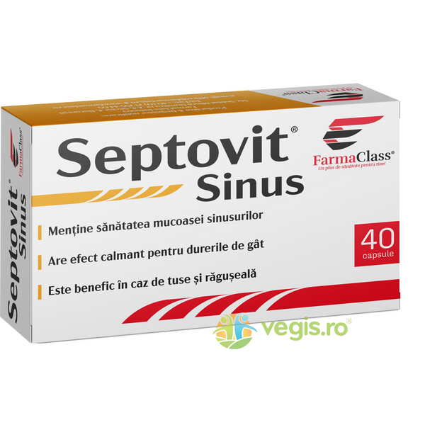Septovit Sinus 40cps, FARMACLASS, Capsule, Comprimate, 1, Vegis.ro