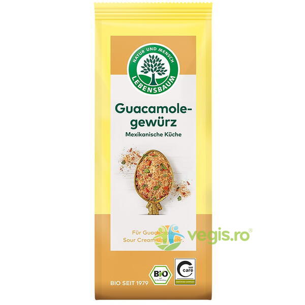 Condiment pentru Guacamole Ecologic/Bio 60g, LEBENSBAUM, Condimente, 1, Vegis.ro