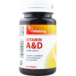 Vitamina A si D 60cps VITAKING