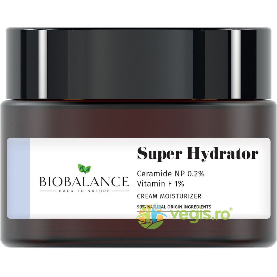 Crema Reparatoare Intensiv Hidratanta cu Ceramide 0.2% + Vitamina F 1% Super Hydrator 50ml