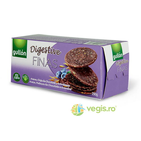 Biscuiti Digestivi cu Bucati de Ciocolata si Afine 270g, GULLON, Dulciuri & Indulcitori Naturali, 1, Vegis.ro