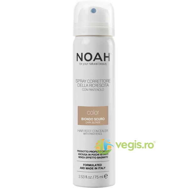Spray Corector cu Vitamina B5 pentru Acoperirea Radacinii Parului - Blond Inchis 75 ml, NOAH, Cosmetice Par, 1, Vegis.ro