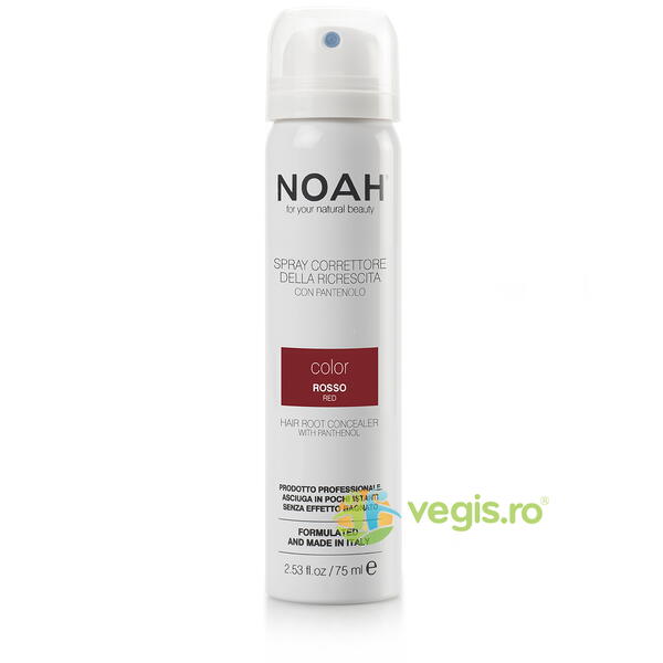 Spray Corector cu Vitamina B5 pentru Acoperirea Radacinii Parului - Rosu 75 ml, NOAH, Cosmetice Par, 1, Vegis.ro