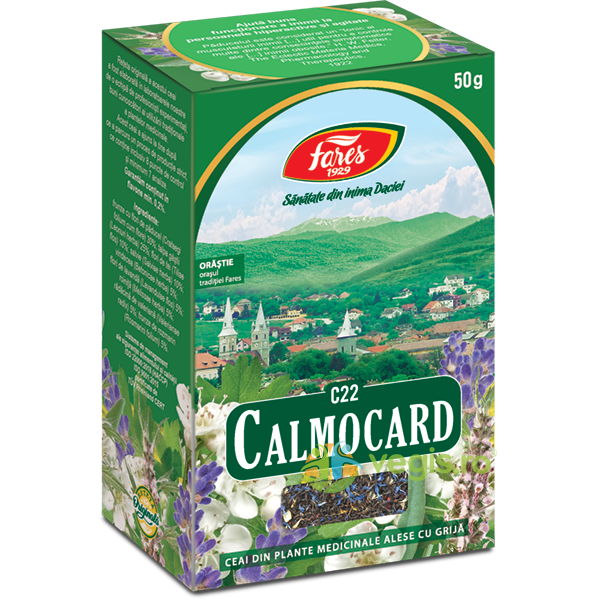 Ceai Calmocard 50g, FARES, Ceaiuri vrac, 1, Vegis.ro