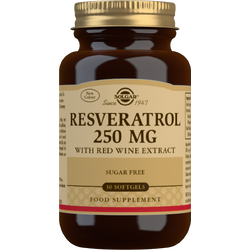 Resveratrol 250mg cu Extract de Vin Rosu 30cps SOLGAR