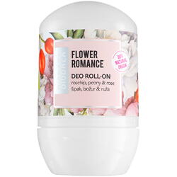 Deodorant Natural pentru Femei pe Baza de Plante cu Trandafir si Bujor Flower Romance 50ml BIOBAZA