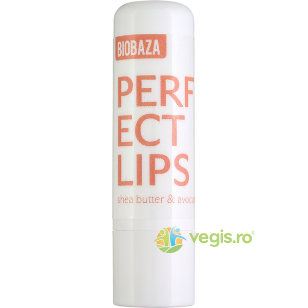 Balsam pentru Buze cu Unt de Shea si Avocado Perfect Lips 4.5g, BIOBAZA, Cosmetice ten, 2, Vegis.ro