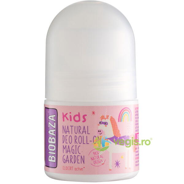 Deodorant Natural pentru Copii Magic Garden 30ml, BIOBAZA, Cosmetice Copii, 1, Vegis.ro