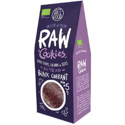Fursecuri Raw cu Coacaze Negre Ecologice/Bio 100g DIET FOOD