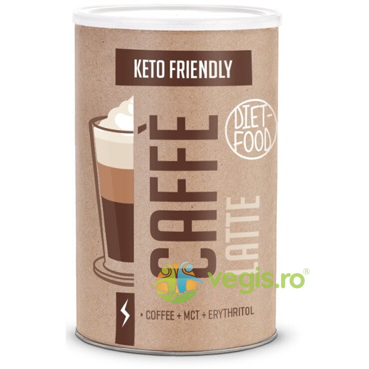 Bautura Naturala din Cafea si Ulei MCT Caffe Latte Keto Friendly 300g