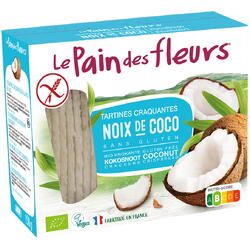 Turte Crocante cu Cocos fara Gluten Ecologice/Bio 150g LE PAIN DES FLEURS