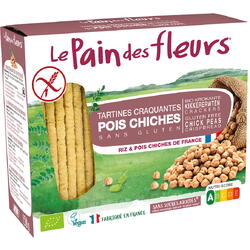 Turte Crocante cu Naut fara Gluten Ecologice/Bio 150g LE PAIN DES FLEURS