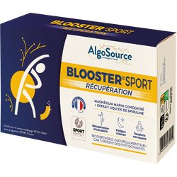 Blooster Sport Recuperare (Magneziu Marin Concentrat si Extract Lichid de Spirulina) 5 flacoane ALGOSOURCE