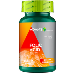 Acid Folic 400mcg 120tb ADAMS VISION