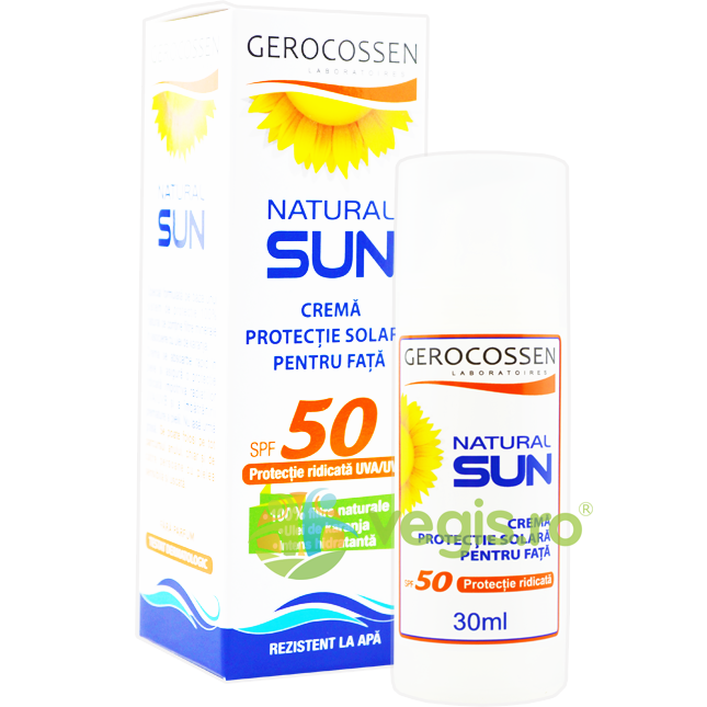 Crema Protectie Solara pentru Fata SPF50 Natural Sun 30ml 30ML imagine 2022