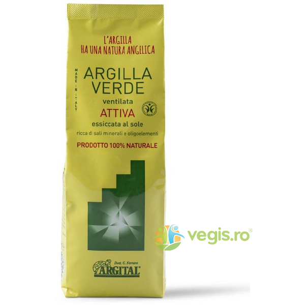 Argila Verde Activa Ventilata 500g, ARGITAL, Pulberi & Pudre, 1, Vegis.ro