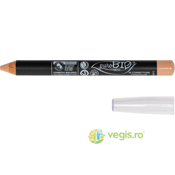 Creion Corector cu Vitamina E Bej Orange Ecologic/Bio 2.3g, PUROBIO COSMETICS, Machiaje naturale, 1, Vegis.ro