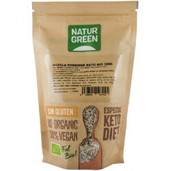 Premix pentru Porridge Keto fara Gluten Ecologic/Bio 300g NATUR GREEN