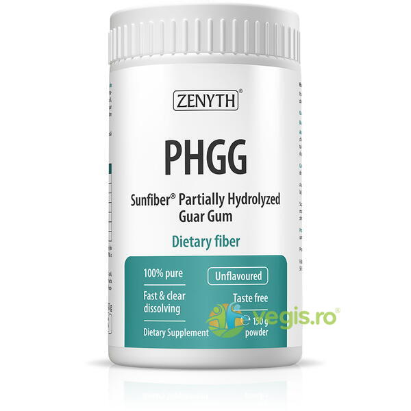 PHGG Fibre Alimentare Prebiotice 150g, ZENYTH PHARMA, Pulberi & Pudre, 3, Vegis.ro