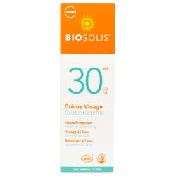 Crema de Fata cu Protectie Solara SPF 30 Biosolis Ecologica/Bio 50ml Bazar Bio