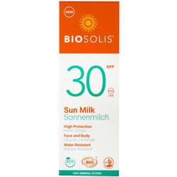 Lapte de Soare cu Protectie Solara SPF 30+ Biosolis Ecologic/Bio 100ml Bazar Bio
