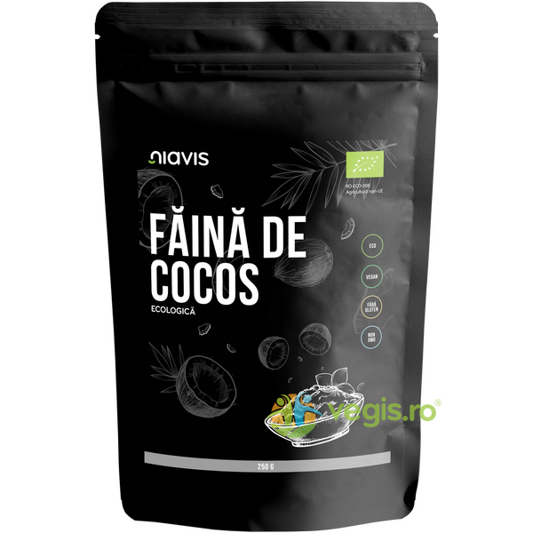 Faina de Cocos Ecologica/Bio 250g, NIAVIS, Produse Vegane, 2, Vegis.ro